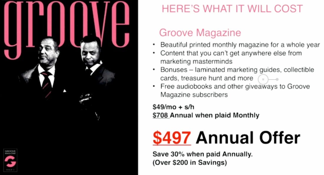 groovemagazine special offer